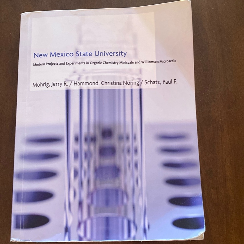 Modern projects and experiments in organic chemistry, university book